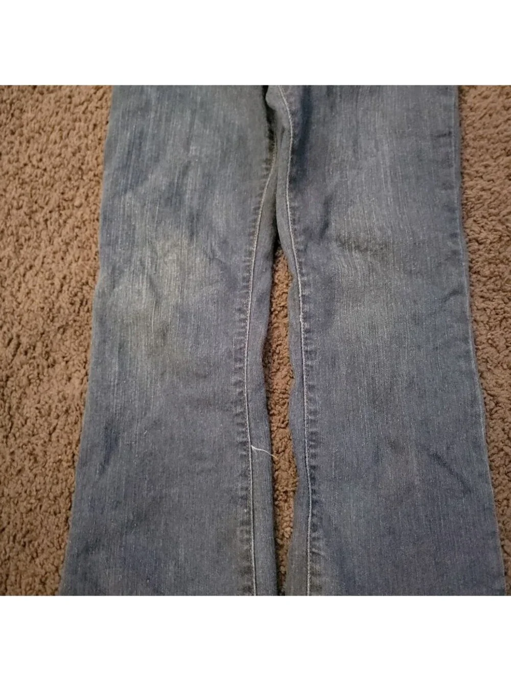 The Children's Place Girls Blue Pockets Mid Rise Denim Bootcut Jeans Size 8